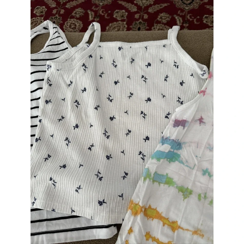 Girls Lot of Of 4 Size Large (10-12) Tank Tops By Old Navy (AH)